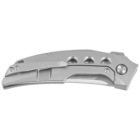 Nóż składany Reate Velocity Gray Titanium, Satin Elmax by Tashi Bharucha