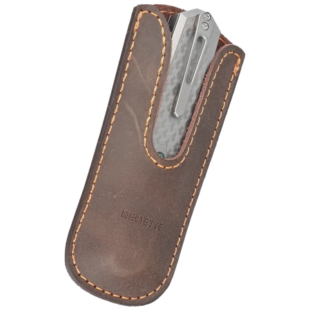 Remette Swordfish Titanium / Yellow Green Carbon Fiber, Pearlescent M390 (ZL101B2)