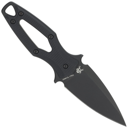 Nóż FOX Aka Black G10, Black Top Shield Elmax by Denis Simonutti (FX-553 B)