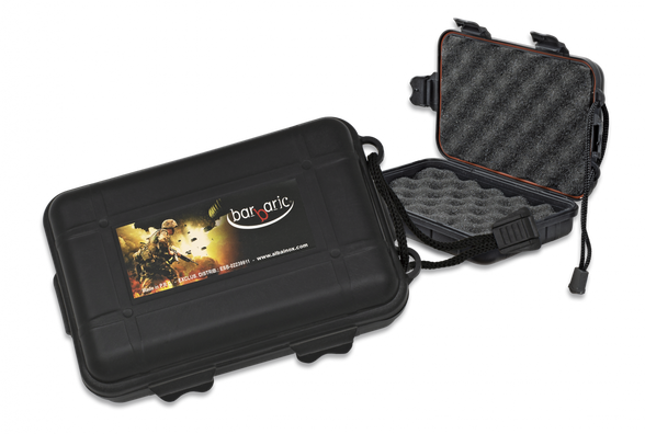 Skrzynka survivalowa Barbaric 120x80x40mm, Black ABS (33922)