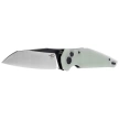 Nóż składany Bestech Snakebird Transparent G10, Satin / Black PVD 14C28N (BG58D)