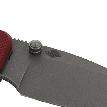 CIVIVI Knife Baby Banter Burgundy G10, Gray Stonewashed by Ben Petersen (C19068S-6)