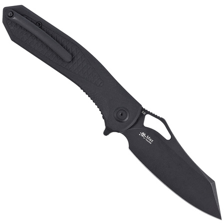 Nóż Kubey Knife Drake, Black G10, Dark Stonewashed D2 by Maksim Tkaczuk (KU310F)