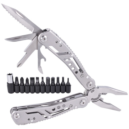 MultiTool Martinez Albainox Grey Aluminum, Inox 19 Function Case (33926)