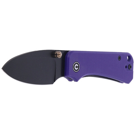 Nóż składany CIVIVI Baby Banter Purple G10, Black Stonewashed by Ben Petersen (C19068S-4)