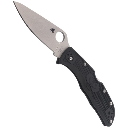 Spyderco Endela Lightweight FRN Black Plain knife (C243PBK)