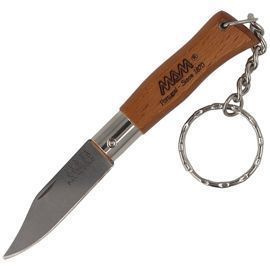 MAM Douro Mini Keychain Knife, Light Beech Wood, Inox HW, Satin 420 (2002-LW)