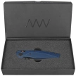 ANV A100 BB Knife Blue GRN, Black DLC Sleipner (ANVA100-020)