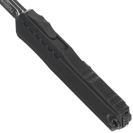 Nóż automatyczny OTF Microtech Cypher II S/E Black Aluminium, Black M390MK by Deryk Munroe and Tony Marfione (1241-1T)