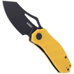 Kubey Ceyx Knife Yellow G10, Darkwashed D2 (KU335C)