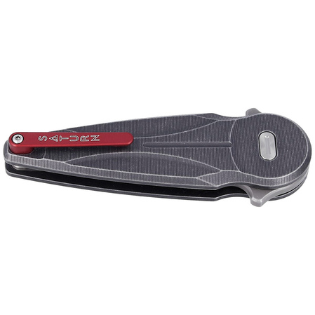 FOX Saturn, Black Aluminium, Stonewashed N690Co by Denis Simonutti knife (FX-551 ALG)