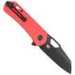 Nóż składany Kubey Knife Duroc Red G10, Black Stonewashed AUS-10 by Colin Maisonpierre (KU332F)