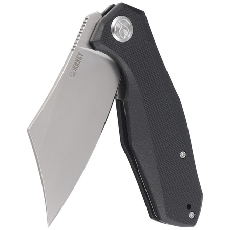 Nóż Kubey Knife Echo, Black G10, Bead Blasted D2 (KU329A)