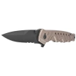 Extrema Ratio Caimano Nero N.A. Tactical Mud Aluminum Knife, Black MIL-C N690 (04.1000.0166/BLK/TM)