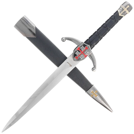 Sztylet Decor Habitat Templar Dagger Black ABS, Satin Stainless Steel (16759-1)