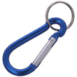 FOX 6 Aluminium Spring Clip Hook Carabiner, Blue