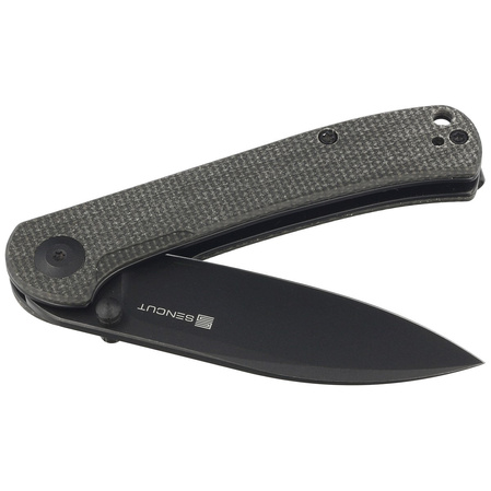 Sencut Scepter Dark Green Micarta, Black Stonewashed 9Cr18MoV (SA03G)