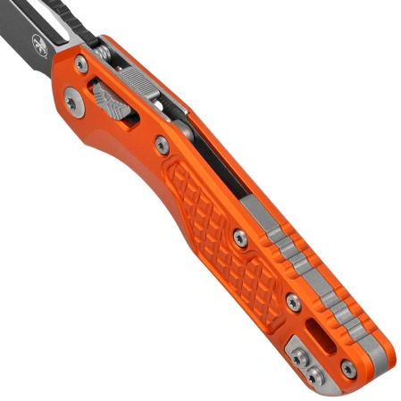 Microtech MSI S/E Knife Orange Frag Aluminum, Black M390MK by Tony Marfione (210-1FROR)