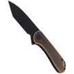 CIVIVI Knife Elementum Flipper Black Brass, Black Stonewashed (C907T-A)