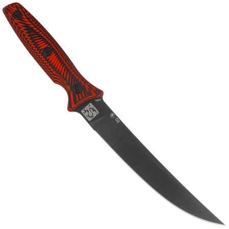 Spartan Blades Ronin Torii Red G10, Black Powder D2 by Tu Lam (SBBL4BKRD)