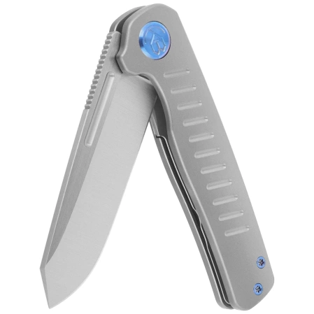 Nóż składany Kubey KB Knives Steelhead Gray Titanium, Satin M390 by Mark Perez (KB315A)