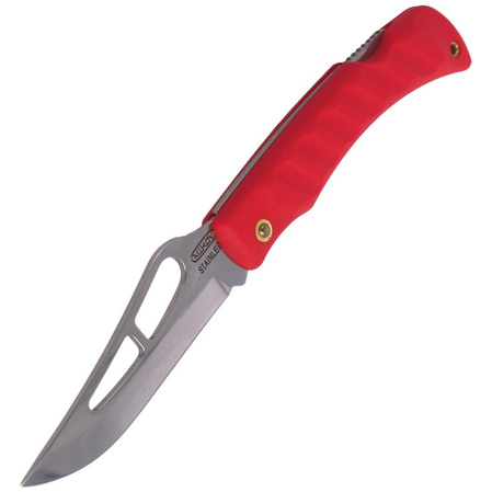 Mikov Crocodile Black ABS Folding Knife, Mirror Finish (243-NH-1/A RED)