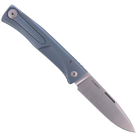 LionSteel Thrill Knife Blue Titanium, Satin M390 by Molletta (TL BL)