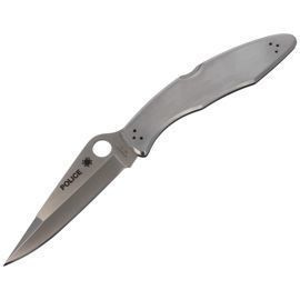 Nóż Spyderco Police Model Stainless Steel Plain (C07P)