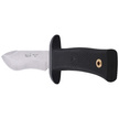 Muela 55-16 Black Rubber Knife, Satin 420H