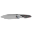Nóż składany Rike Knife Baidi T Titanium/Red Carbon Fiber, Bead Blasted M390 (RK-Baidi-T-P/RCF)