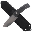LionSteel Bushcraft Micarta Black / Fixed Satin Blade (M3 MI)
