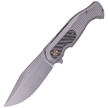 Nóż składany Fox Eastwood Tiger Sandblasted Titanium/CF, Coarse Stonewashed by Gudy Van Poppel (FX-524 TICF)