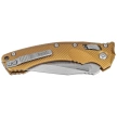 Microtech Amphibian Ram-Lok Knife Fluted Tan Aluminium, Stonewashed P/S M390MK by Tony Marfione (137RL-11FLTA)
