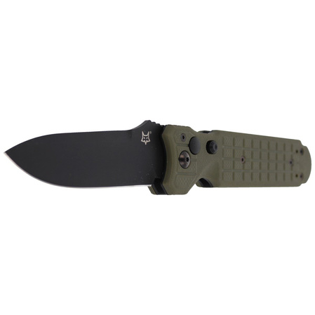 Fox Predator II 2F Full Auto Knife OD Green FRN, Black Idroglider N690Co (FX-448 OD)