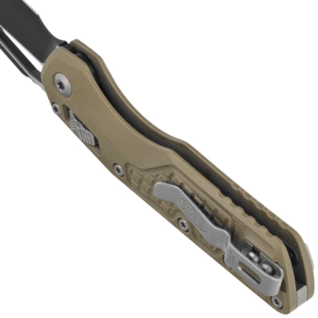 Nóż składany Microtech MSI S/E OD Green Frag G10, Black M390MK by Tony Marfione (210-1FRGTOD)