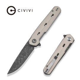 Nóż składany Civivi Navo Ivory G10, Damascus by Ostap Hel (C25015A-DS1)