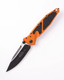 Nóż składany Microtech Socom Elite S/E-M Orange Tangerine Aluminum, Black M390MK by Tony Marfione (160-1OT)
