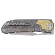 Remette RT-Peregrine Falcon Tiger Stripe/Gold Titanium, Hand Grinding Pearlescent M390 (RTT1-C)