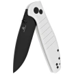 Bestechman Knife Goodboy White G10, Black PVD D2 by Keanu Alfaro (BMK04J)