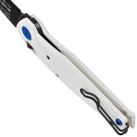 Nóż składany ANV A100 BB Limited Edition No 26/100 White GRN, Black DLC Sleipner (ANVA100-036)