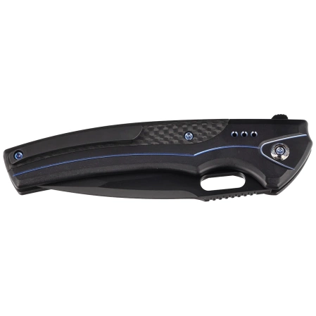 Nóż składany WE Knife Exciton LE No 044/205 Black Titanium / Twill Carbon Fiber, Two-Tone Black CPM 20CV (WE22038A-2)