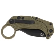 Reate Knife EXO-K Gravity Karambit Green Aluminium, Black PVD N690