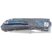 Remette RT-Peregrine Falcon Knife Thunder Lightning Titanium, Hand Grinding Pearlescent M390 (RTT1-T)