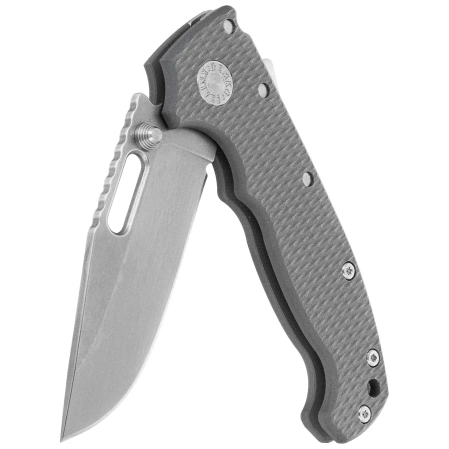 Nóż składany Demko AD20S Clip Point Gray G10, Stonewashed MagnaCut by Andrew Demko (MGAD20S-MAG-GRYG10-CP)