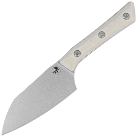 Nóż kuchenny Microtech Santoku 4.2'' Ivory G10, Stonewashed M390MK (3300-10IV)