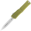 Microtech Combat Troodon Gen III D/E OTF Knife OD Green Aluminum, Stonewashed M390MK by Tony Marfione (1142-10OD)