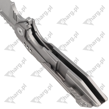 Bestech Knife Shodan Grey Titanium, Stonewashed / Satin CPM S35VN by Todd Knife and Tool (BT1910A)