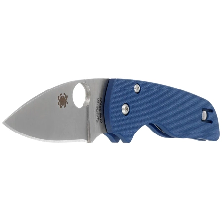 Spyderco Lil' Native Cobalt Blue G10, Satin CPM SPY27 by Eric Glesser (C230GPCBL)