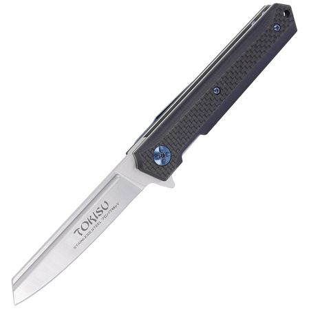 Nóż składany Tokisu Black G10/Carbon Fiber, Satin 7Cr17MoV (18450)