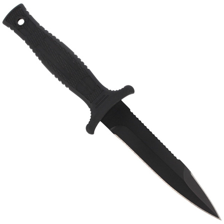 Nóż K25 Tactical Botero Boot Knife Black Rubber, Titanium Coated (31825)